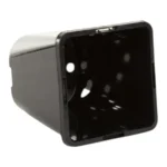 Aeroplas 5.5ltr Slotted Square Round Container Pots – Durable Black Nursery Pots with 40mm Integrated Label Slots - Image 2