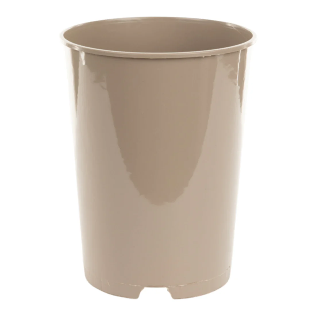 3LDeepContainerPot_Taupe_1 Aeroplas 3L Deep Container Pot Taupe (net of 56 / 48 nets per pallet) – Extra Depth Nursery Pot with Two-Tier Drainage for Stronger Root Systems - Image 1