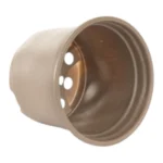 Aeroplas 9cm Thermo-Formed Pot Low Taupe (case of 2625 / 12 cases per pallet) – Efficient Low-Profile Propagation Pots for Professional Growers - Image 2