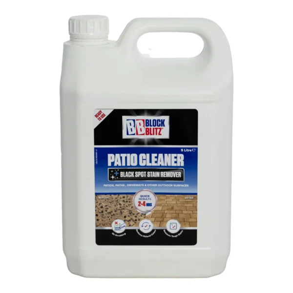 BLOCK BLITZ Patio Restorer & Black Spot Remover 5L – High-Performance Surface Cleaner for Professional Results
