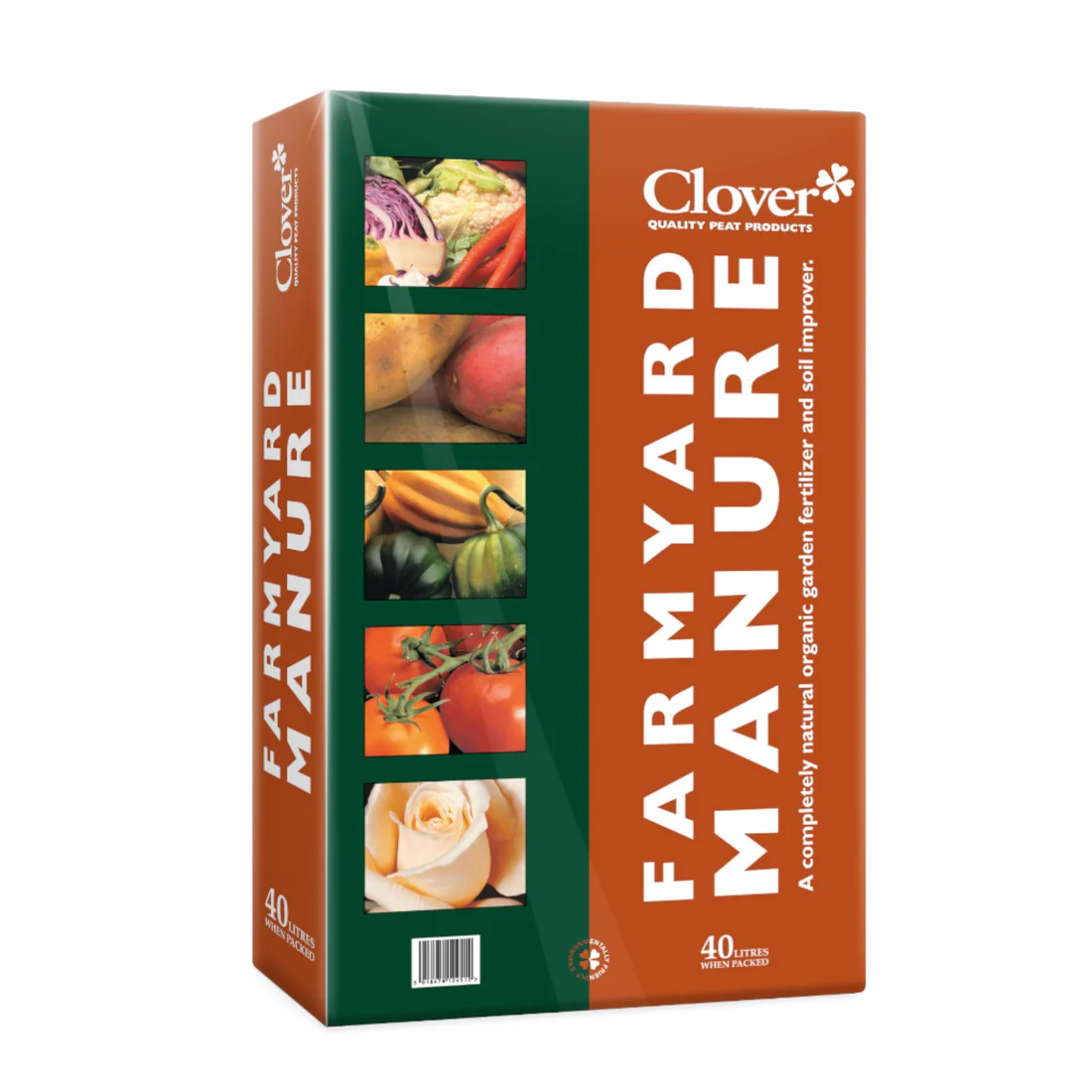 CLOVERFARMYARDMANURE Clover 40L Blended Farmyard Manure - Image 1