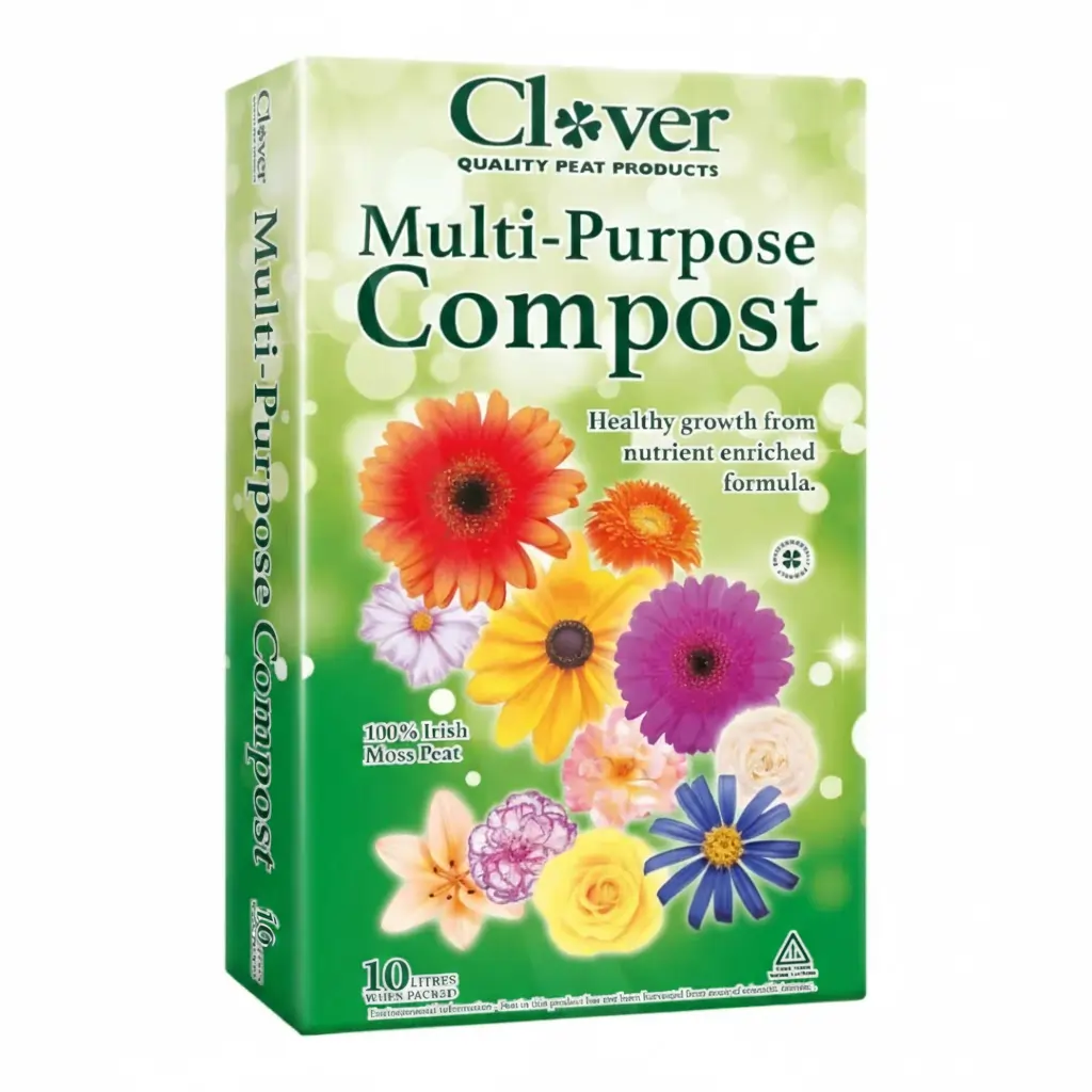 CLOVERNEWMULTI-PURPOSE 10l Clover 10L Multi Purpose Compost - Image 1
