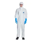 Du Pont Tyvek Chemical Protective Coveralls Xpert 500 – Professional Grade Type 5/6 Protection for Spraying and Maintenance (LARGE)