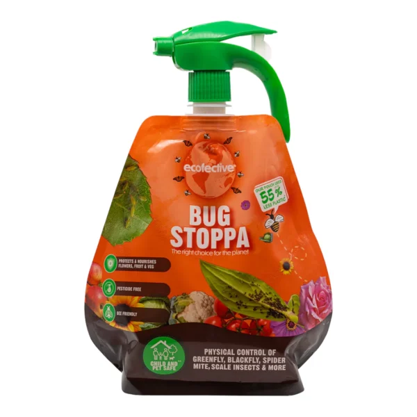 Bug Stoppa RTU Trigger Pouch 1L – Natural Pesticide-Free Pest Control for Healthy, Vibrant Plants