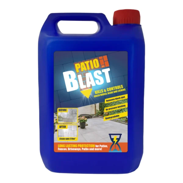 Patio Blast 5L – High-Strength Green Growth Killer and Long-Lasting Surface Protector