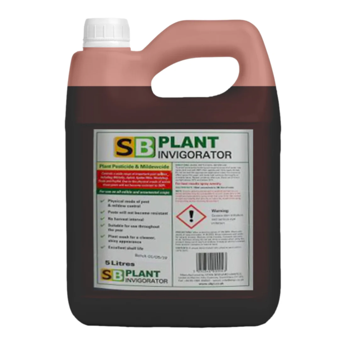 SBPlantinvigorator5L SB Plant Invigorator 5L – Clean, Contact-Based Pest Control for Edibles and Ornamentals - Image 1