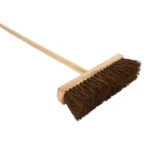 Kennedy 12-inch Bassine Broom with 60-inch Handle - Professional Yard Brush