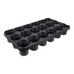 Modiform 18x9cm Low Thermoformed PS Shuttle Tray Pristine - Case of 50