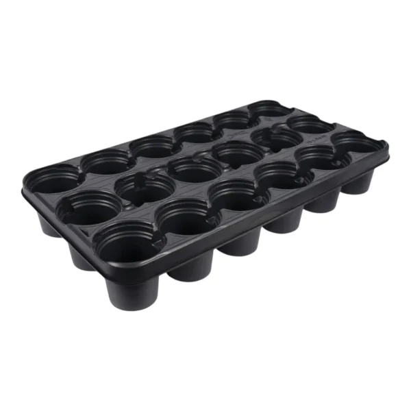 Modiform 18x9cm Low Thermoformed PS Shuttle Tray Pristine - Case of 50