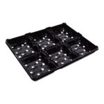Modiform Thermoformed PET Carry Tray for UBPs Black (1600 Per Pallet)