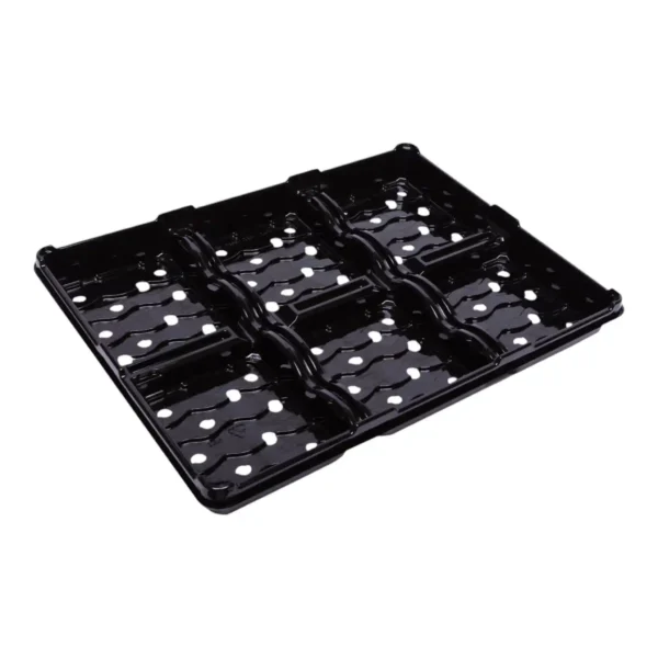 Modiform Thermoformed PET Carry Tray for UBPs Black (1600 Per Pallet)