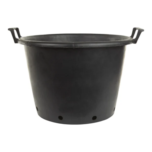 30L Heavy Duty Round Plastic Pot with Handles - Premium Nursery Tub