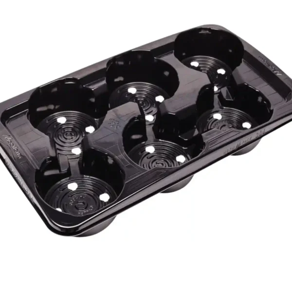 Modiform 6x17cm 4 Per Shelf Thermoformed PS Transport Tray Pristine (1200 Per Pallet)