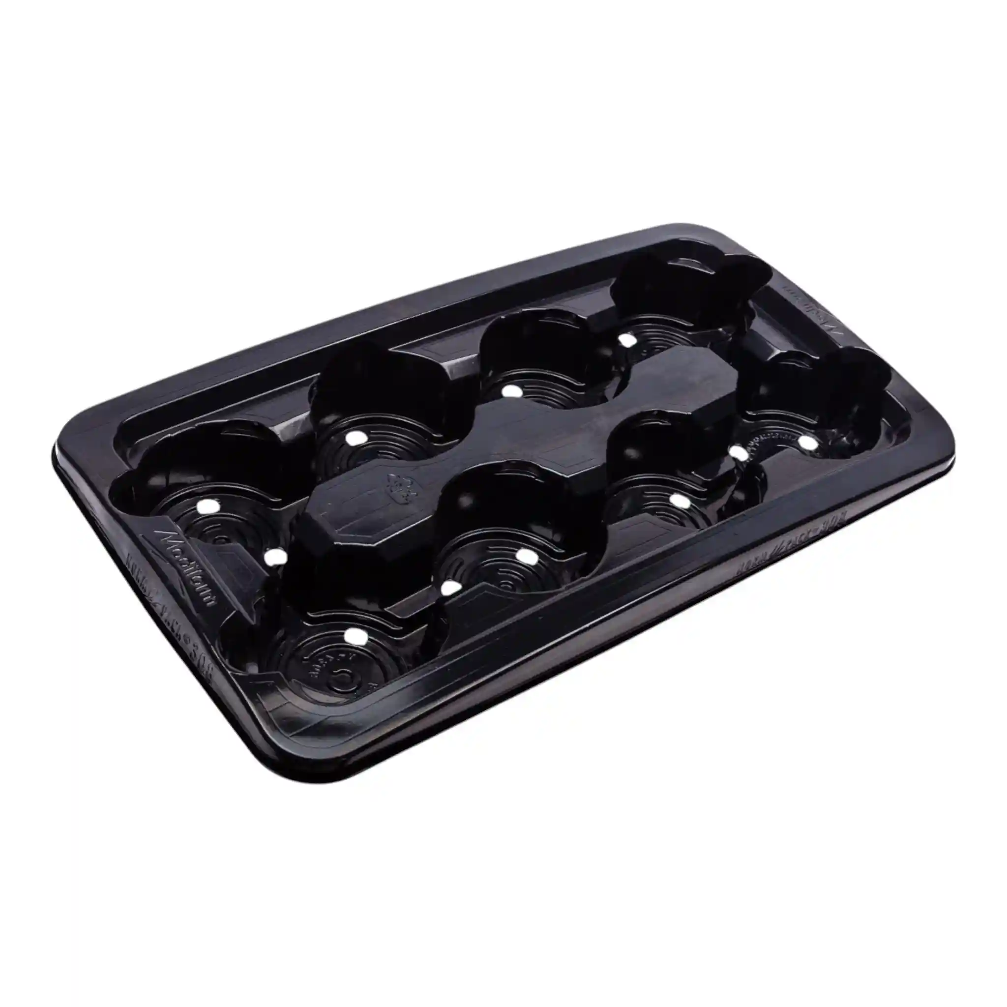 3308_FMODIFORM8x13cm4pershelfthermoformedPStransporttrayPRISTINE Modiform 8x13cm 4 Per Shelf Thermoformed PS Transport Tray Pristine - 1200 per Pallet - Image 1