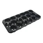 Modiform 18x9cm 5 Per Shelf Thermoformed PS Transport Tray Pristine - 1600 per Pallet