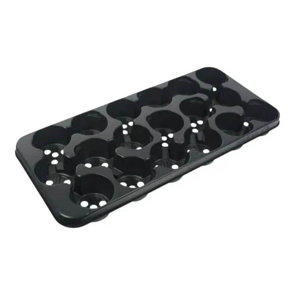 Modiform 18x9cm 5 Per Shelf Thermoformed PS Transport Tray Pristine - 1600 per Pallet