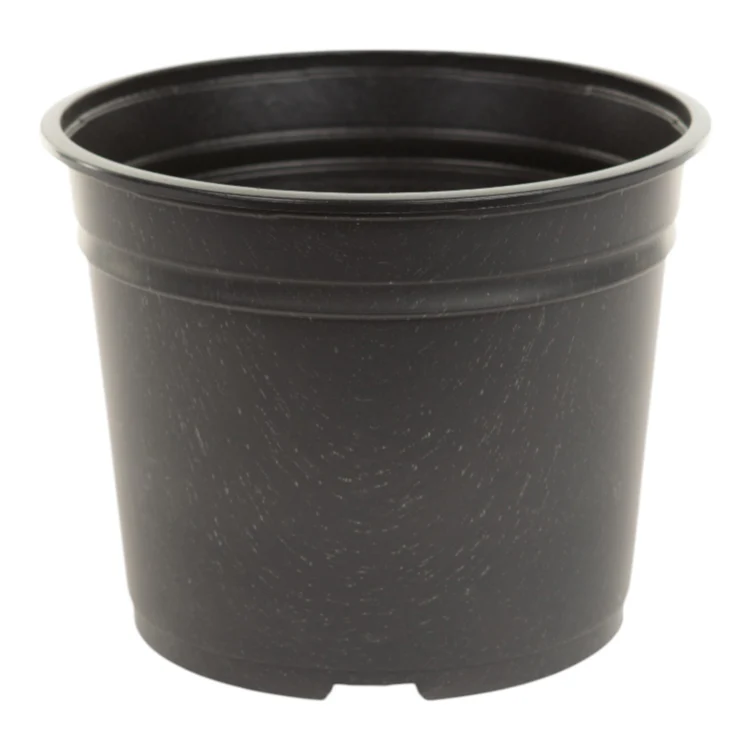 3LThermoformedRound_Black1 Aeroplas 2L Thermo-Formed Pot Black (4200 per pallet) – Lightweight Bulk Nursery Pots for Professional Commercial Growing - Image 1