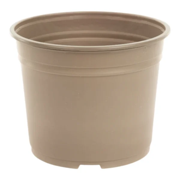 Aeroplas 2L Thermo-Formed Pot Taupe (4200 per pallet) – Lightweight Bulk Nursery Pots for Professional Commercial Growing