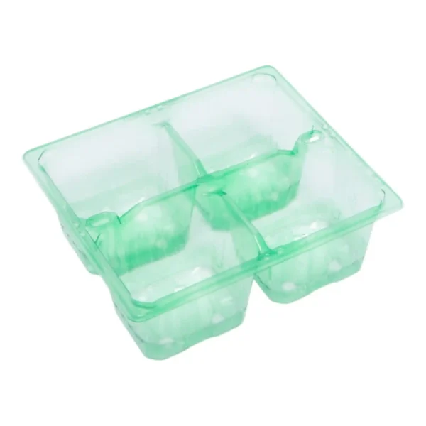 Modiform UBP Thermoformed PET 4 Pack Green - Case of 450