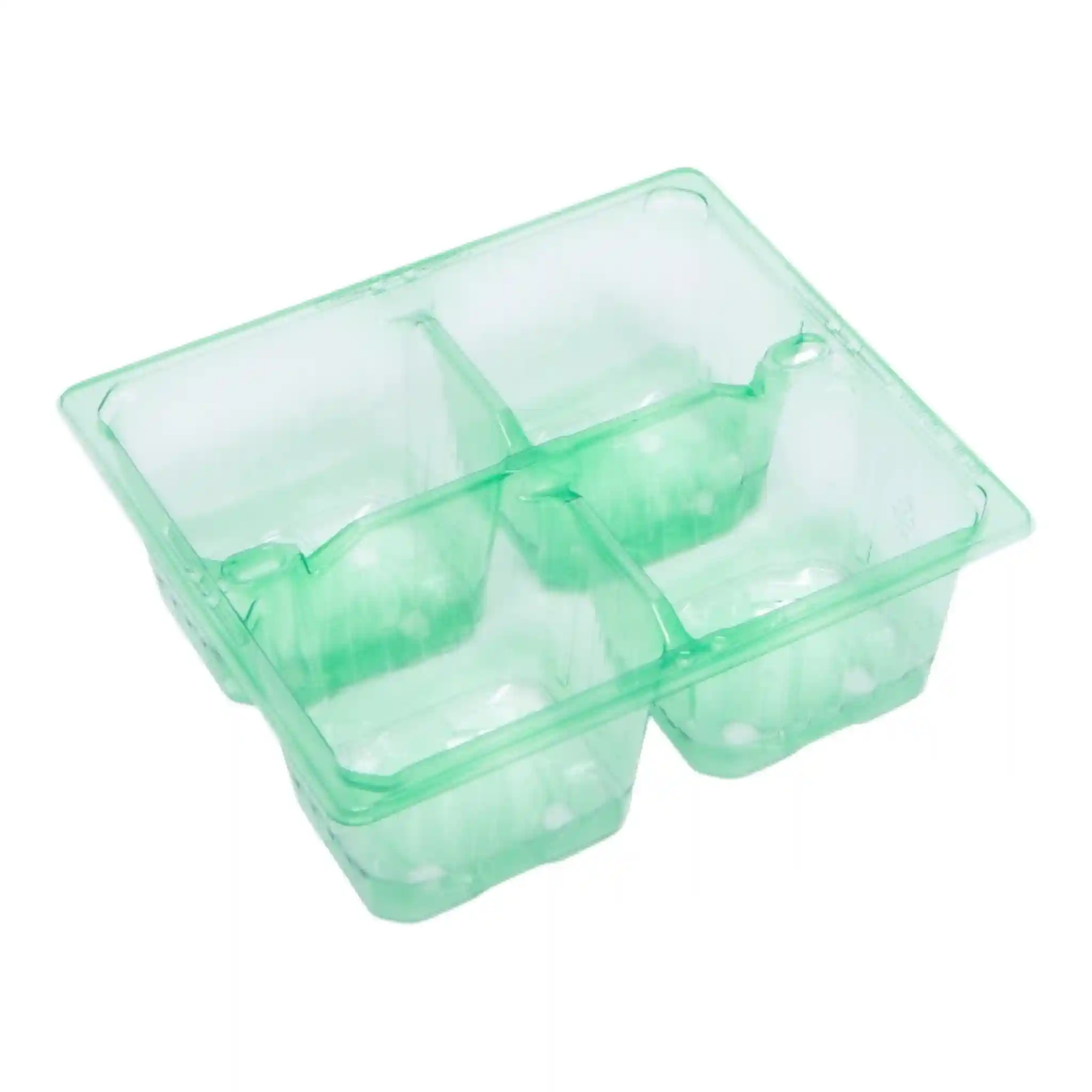 7104_FMODIFORMUBPthermoformedPET4packGREEN Modiform UBP Thermoformed PET 4 Pack Green - Case of 450 - Image 1