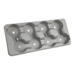 Aeroplas Euro Carry Tray 13cm Round x 8 Grey (1400 per pallet) – Heavy-Duty Wholesale Transport Tray for Professional Growers