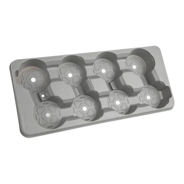 Aeroplas Euro Carry Tray 13cm Round x 8 Grey (1400 per pallet) – Heavy-Duty Wholesale Transport Tray for Professional Growers