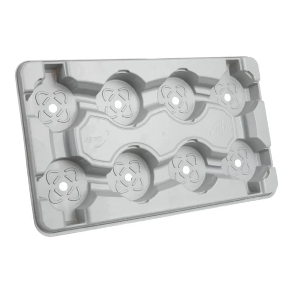 Aeroplas Pot Carry Tray 1ltr Round x 8 Grey (1200 per pallet) – Versatile Wholesale Transport Solution for 1-Litre Pots