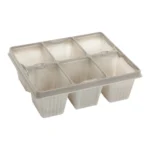 Aeroplas AC Bedding Pack AC6 Grey (5175 per pallet) – Recyclable Wholesale 6-Cell Growing Trays for Professional Production