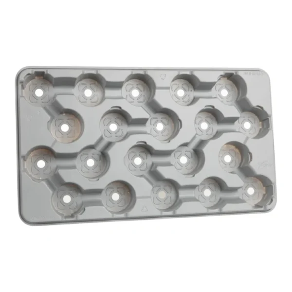 Aeroplas Pot Carry Tray 9cm Round x 20 Grey (1200 per pallet) – High-Capacity Wholesale Transport Solution for 9cm Pots