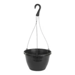 Aeroplas 25cm 5L Hanging Pot Anthracite (100 per case / 16 cases per pallet)