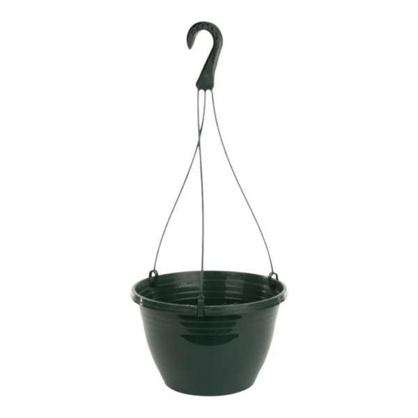 Aeroplas 25cm 5L Hanging Pot Green (100 per case / 16 cases per pallet)
