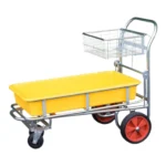 Gainsborough E Trolley with Yellow Tray & 50cm Top Basket – Premium High-Capacity Nesting Trolley for Professional Nursery Use