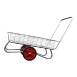 Kingston E Customer Trolley Pneumatic Wheels – Lightweight Stackable Garden Centre Trolley for Effortless Customer Use