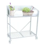 SMALL Kew Potting Bench 1.1 x 0.5m deep (125mm Castors) – Professional Grade Mobile Workstation for Efficient Gardening