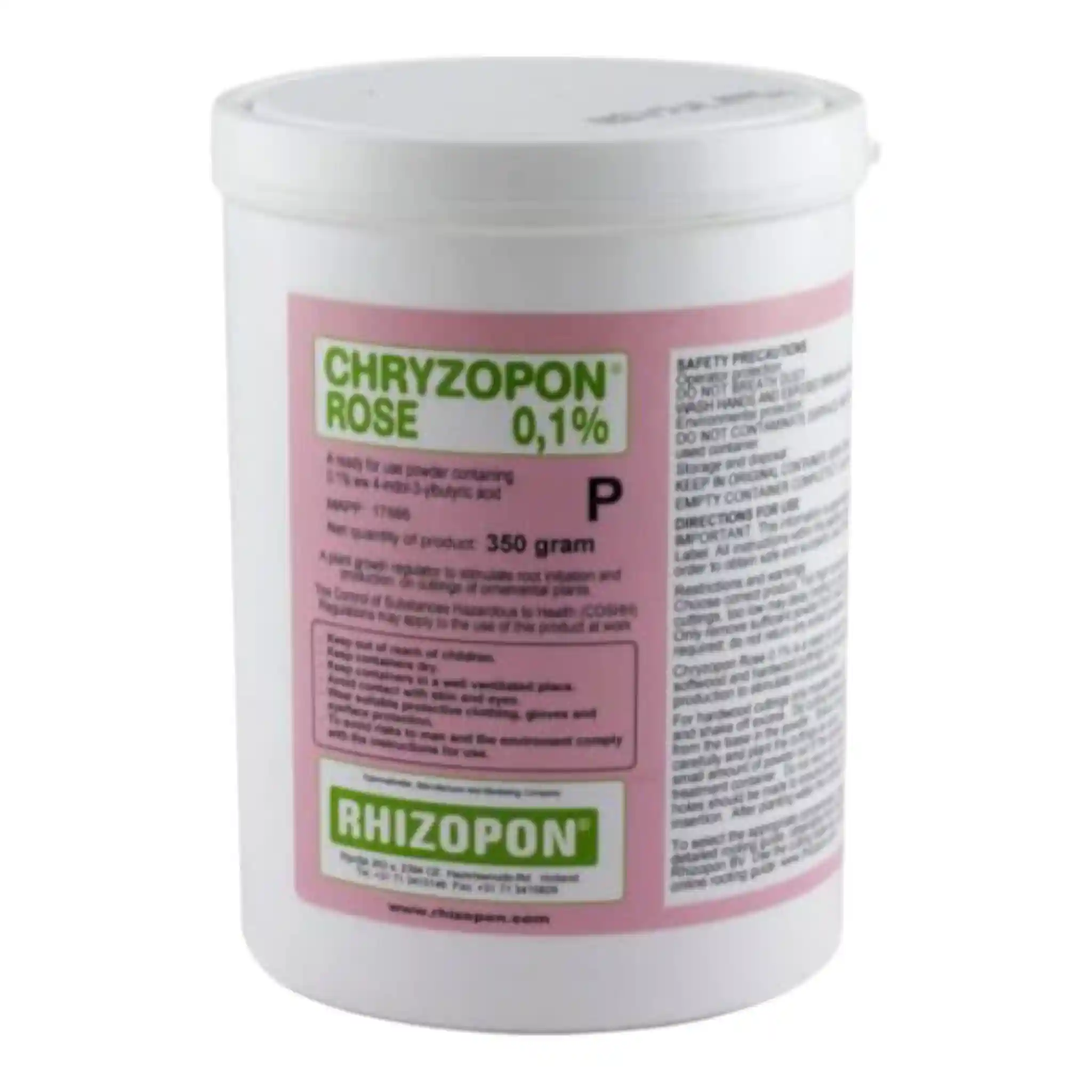 Chryzoponrootingpowderrose350g- Rhizopon Rooting Powder Chryzotop Rose 350g - Hard Wood Hormone - Image 1