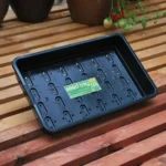 Garland Standard Seed Tray Black With Holes (25 per box) - Professional Propagation Tray - Image 2