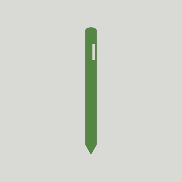 Heavy Duty Pot Labels with Hole 150mm x 17mm (Box of 1000) - Green