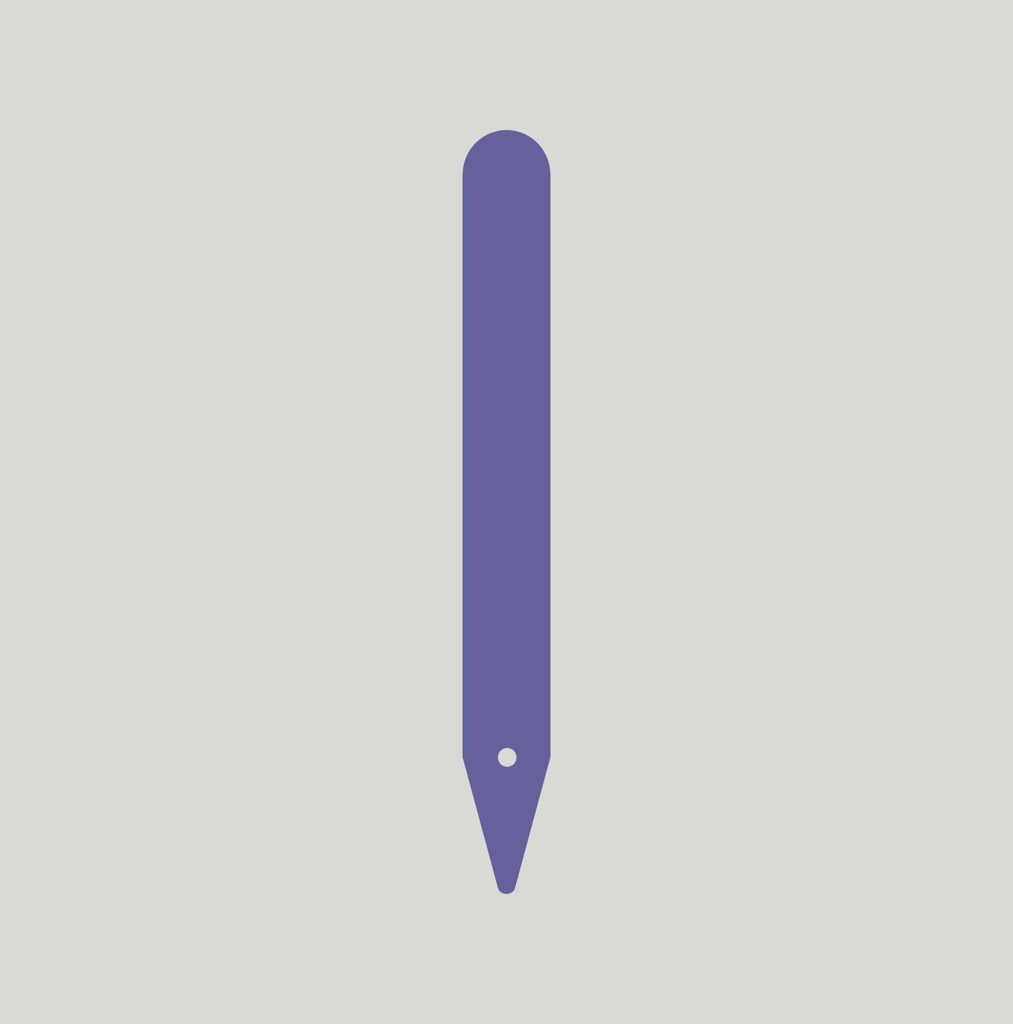 Creation_TYNE-MOULDS_MACHINERY-Heavy_Duty_Plant_labels_with_Hole-purple_garden-supplies-wholesale Heavy Duty Pot Labels with Hole 100mm x 14mm (Box of 1000) - Purple - Image 1