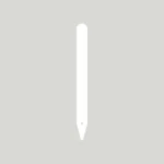 Heavy Duty Pot Labels with Hole 120mm x 14mm (Box of 1000) WHITE