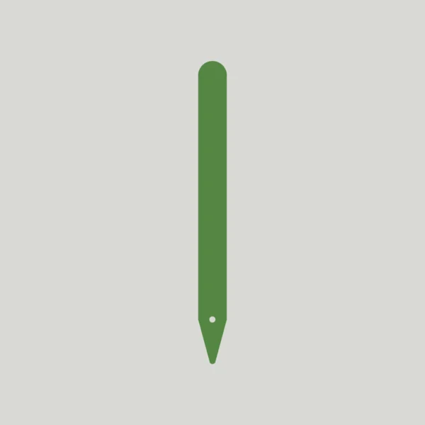 Heavy Duty Pot Labels with Hole 120mm x 14mm (Box of 1000) GREEN