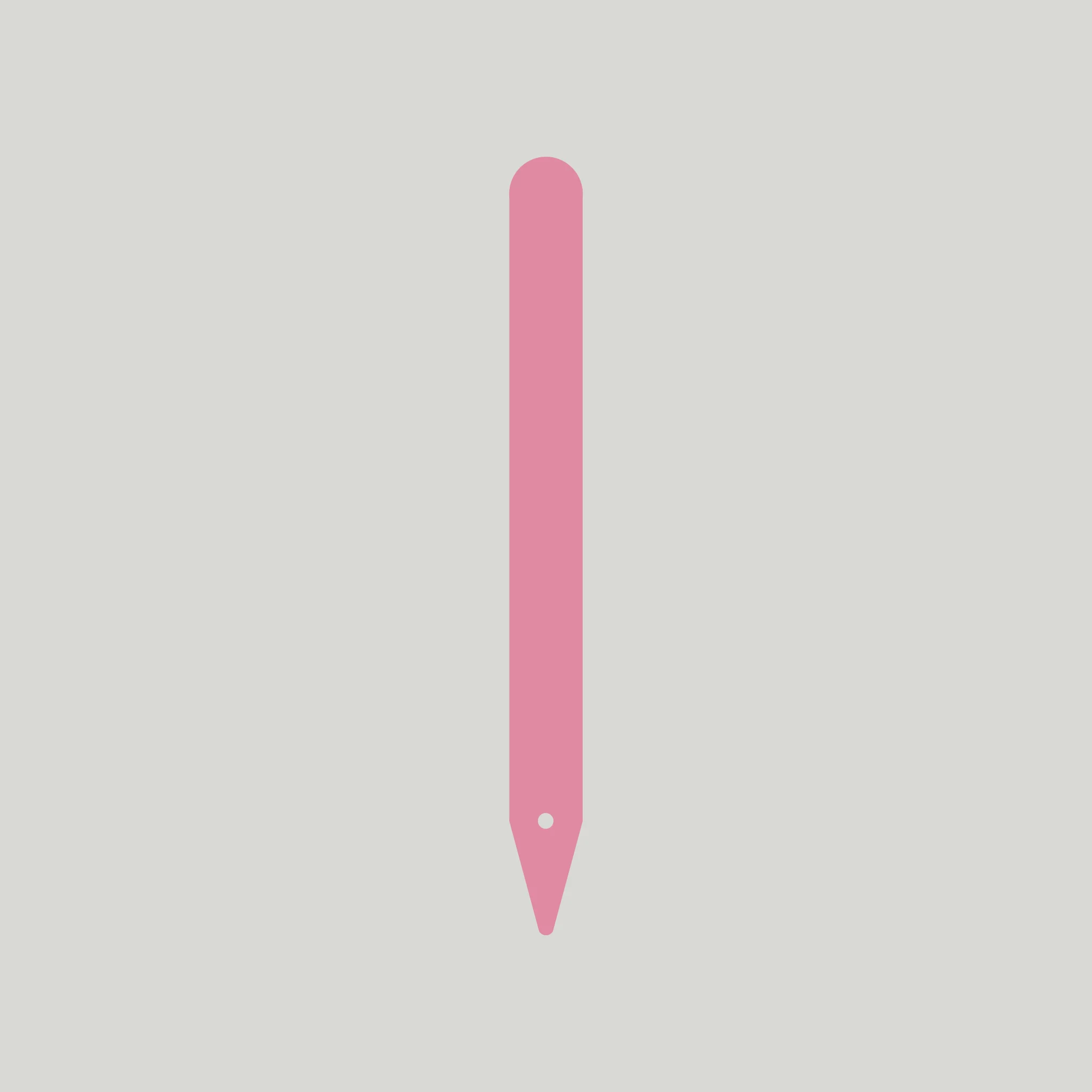 Creation_TYNE-MOULDS_MACHINERY_Heavy-Duty_Plant_labels-with_Hole-pink_garden_wholesale_supplies Heavy Duty Pot Labels with Hole 120mm x 14mm (Box of 1000) - Pink - Image 1
