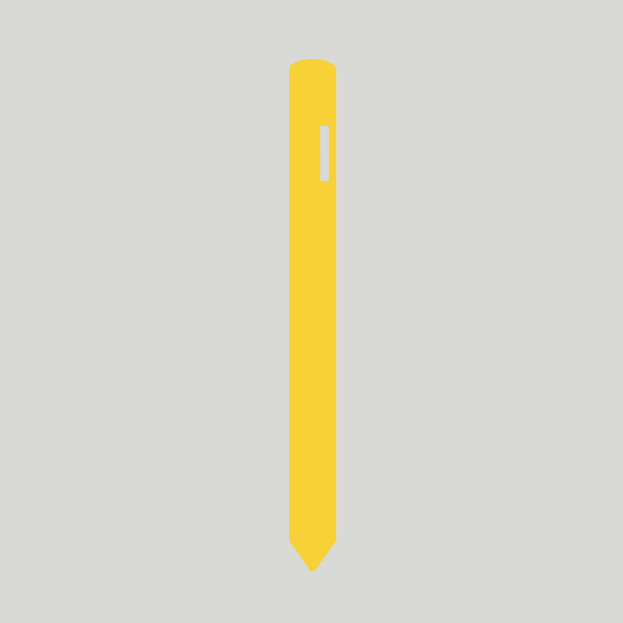 Creation_TYNE_MOULDS_MACHINERY_Heavy_Duty_Plant_labels_with_Hole-yellow_garden_supplies_wholesale Heavy Duty Pot Labels with Hole 200mm x 19mm Yellow (Box of 500) - Image 1