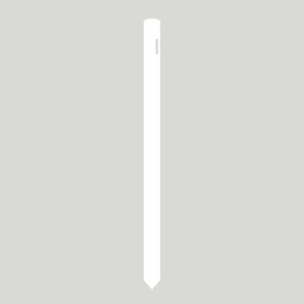 Heavy Duty Pot Labels with Hole 600mm x 38mm WHITE (Box of 50)