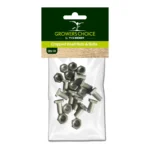 Cropped-Head Greenhouse Nuts & Bolts 6mm x 11mm - Pack of 10