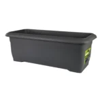 Flower Box 62L Anthracite - Large Outdoor Planter (W86cm x H38cm)
