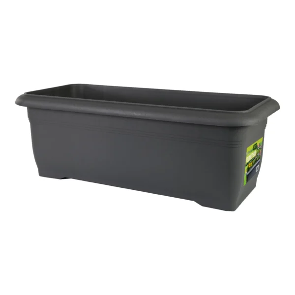 Flower Box 62L Anthracite - Large Outdoor Planter (W86cm x H38cm)