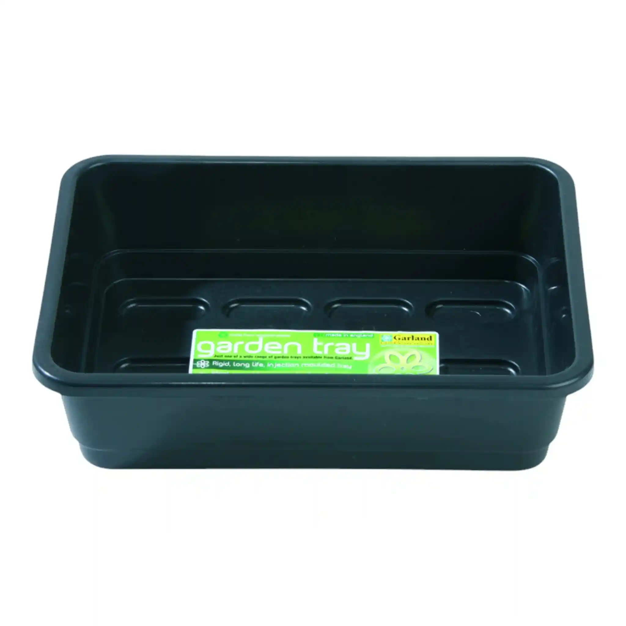 GARLANDG130BMiniGardenTrayBlack1- Garland Mini Garden Tray Black Without Holes (25 per box) - Compact Propagation Tray - Image 1