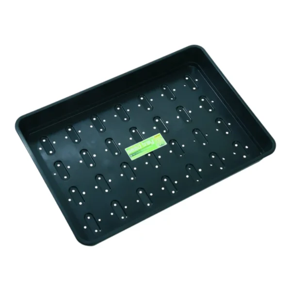 Garland Standard Seed Tray Black With Holes (25 per box) - Professional Propagation Tray