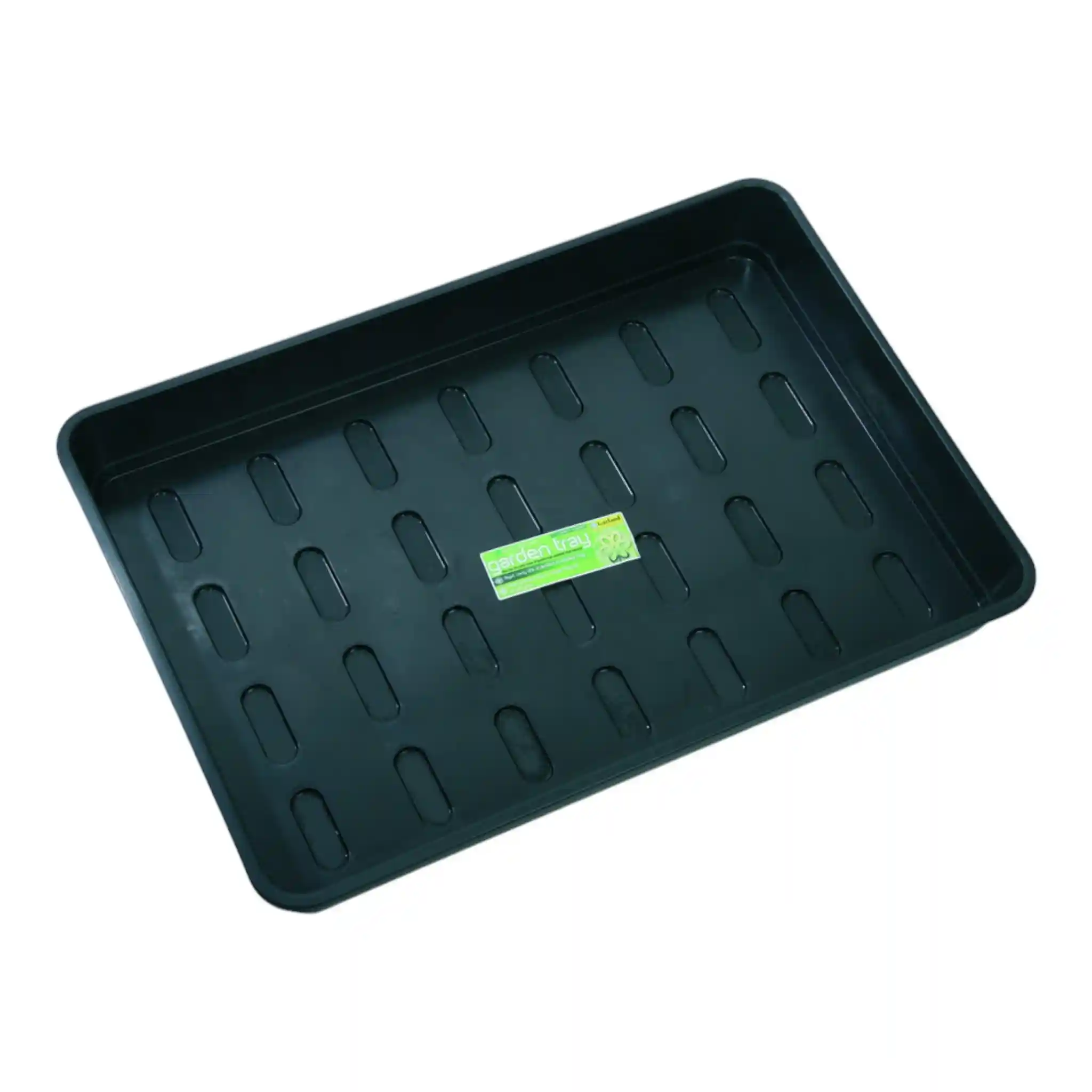 GARLANDG154BXLGardenTrayBlack- Garland XL Garden Tray Black Without Holes (12 per box) - 58cm Solid Base Tray - Image 1