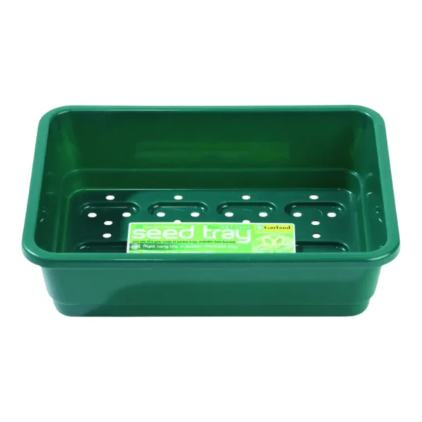 Garland Small Seed Tray Green With Holes (25 per box) - Professional Propagation Tray